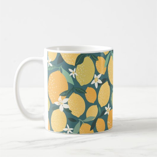Mug Fruits de citron sans soudure motif (Gauche)