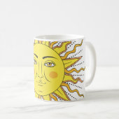 Mug Fruits de citron tropicaux, Face Soleil. (Devant droit)