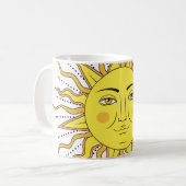 Mug Fruits de citron tropicaux, Face Soleil. (Devant gauche)