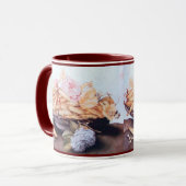 MUG FRUITS DE SAISON 6 - HARICOTS ET ROSE (Devant gauche)