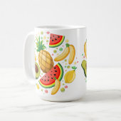Mug Fruits d'été frais Motif (Devant gauche)