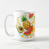 Mug Fruits d'été frais Motif (Gauche)