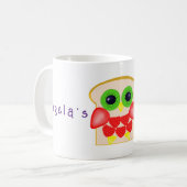 Mug Fruits d'hibou Petit-déjeuner de pain (Devant gauche)