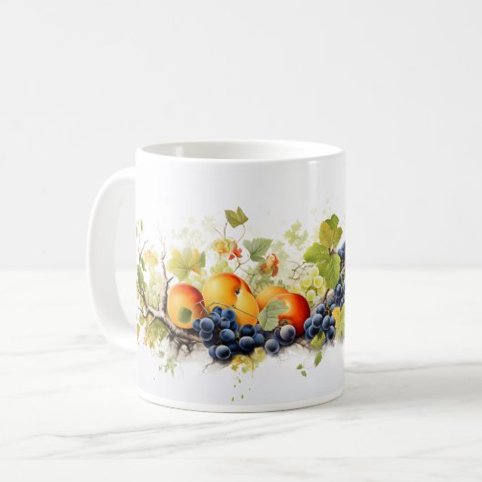 Mug Fruits Et Feuilles (Devant gauche)