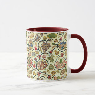Mug Fruits et fleurs de broderie