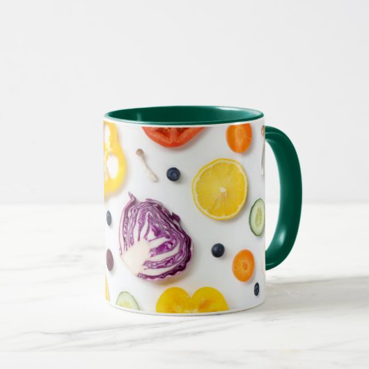 Mug Fruits et légumes (Devant droit)