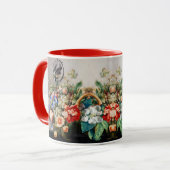 MUG FRUITS, FLEURS, PÂTISSERIES, PEACHES ET PETIT OISE (Devant gauche)