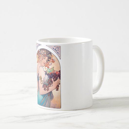 Mug Fruits, Mucha (Devant droit)