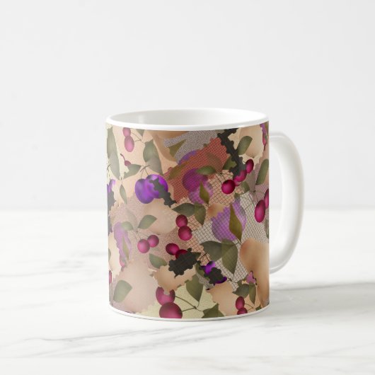 Mug Fruits, patchwork (Devant droit)