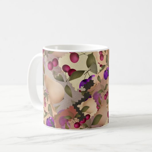 Mug Fruits, patchwork (Devant gauche)