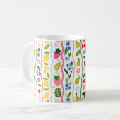 Mug Fruits Pattern Food Summer Elegant Stylish (Devant gauche)