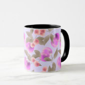 Mug Fruits prune légère sans couture baies violettes c (Devant droit)