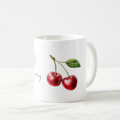 Mug Fruits Rouges Sont Cerise (Devant droit)