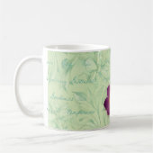 Mug Fruits verts et pourpres de fleur de l'esprit (Gauche)