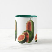 Mug Fruits vintages de pastèques, Grands ronds, Alimen (Centre)