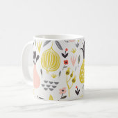 Mug Fruits vintages, fleurs : motif sans soudure. (Devant gauche)
