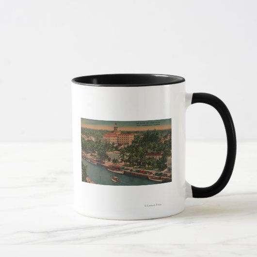 Mug Ft. Lauderdale, FL - Vue de New River & Court (Droite)