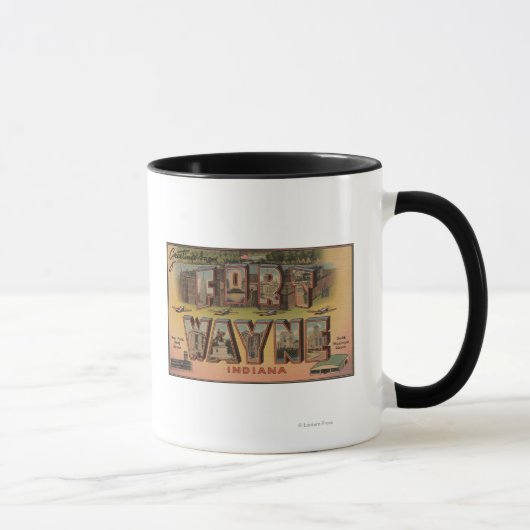 Mug Ft. Wayne, Indiana - Scènes de grandes lettres 2 (Droite)
