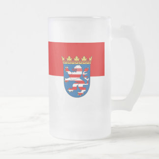 Mug Fůag de Hesse en verre dépoli de bière