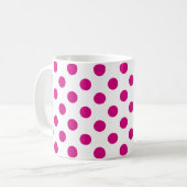 Mug Fuchsia polka (Devant gauche)