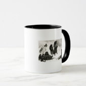 Mug Fuegians allant commercer Zapallos (Devant droit)