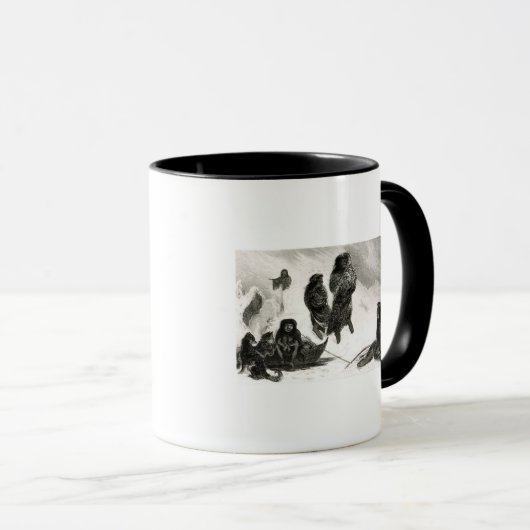 Mug Fuegians allant commercer Zapallos (Devant droit)
