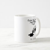 Mug Fueled By Books And Strong Coffee Reader Life (Devant droit)