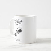 Mug Fueled By Books And Strong Coffee Reader Life (Devant gauche)