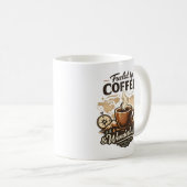 Mug Fueled by Coffee & Wanderlust (Devant droit)