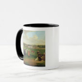 Mug Fuite Okeover, Rev. John Allen et capitaine (Devant gauche)