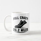 Mug Full Crazy 26,2 Miles (Gauche)