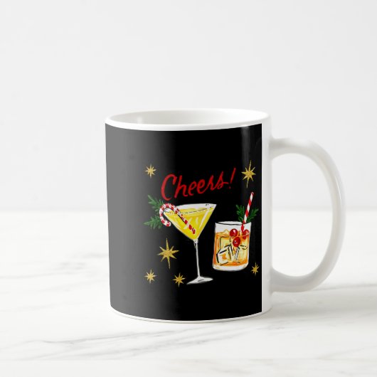 Mug Full Of Holiday Srit Cheers Martini Christmas Drin (Droite)