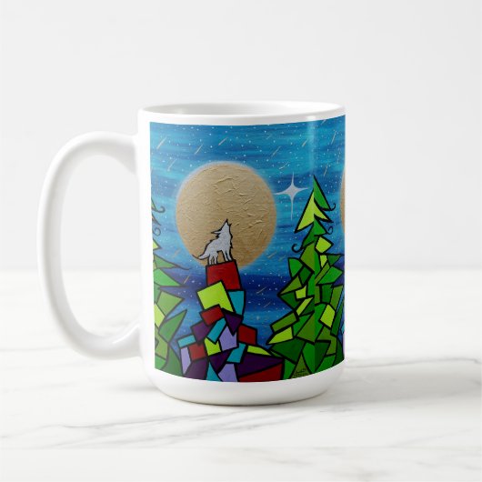 Mug Full Wolf Supermoon  (Gauche)