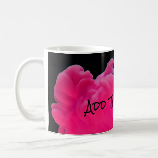 Mug Fumée numérique rose et violet (Gauche)