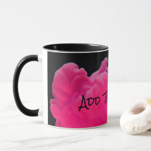 Mug Fumée numérique rose et violette