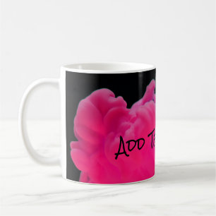 Mug Fumée numérique rose et violette