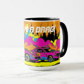 Mug Fumée-Out - Drague-Racing Cars (Devant droit)