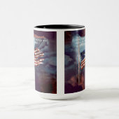 Mug Fumée tombée mais pas oubliée et drapeau déchiré (Centre)