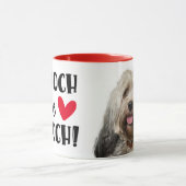 Mug Fumer la pooche Valentine ... Terrier tibétain (Centre)
