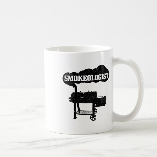 Mug Fumeur Bbq Grilling Chef Fumeur Funny Byrbec (Droite)