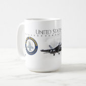 Mug Fumier d'EA-18G (Devant gauche)