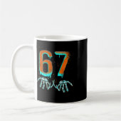 Mug Fun 67 Meme Halloween Skeleton  (Gauche)