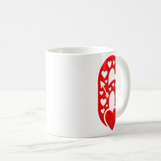 Mug Fun 67 Number 6-7 6 7 Matching Valentine Six Seven (Devant droit)