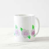 Mug Fun Aquarelle Purple Fleurs (Devant droit)