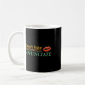Mug Fun Asal Sign Language Lip Lecture Sourde Sensibil (Gauche)