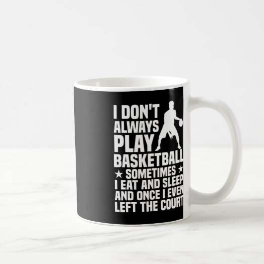 Mug Fun Basket-Ball Conception Pour Hommes Femmes Bask (Droite)