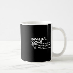 Mug Fun Basketball Coach Définition Coaching Cadeau