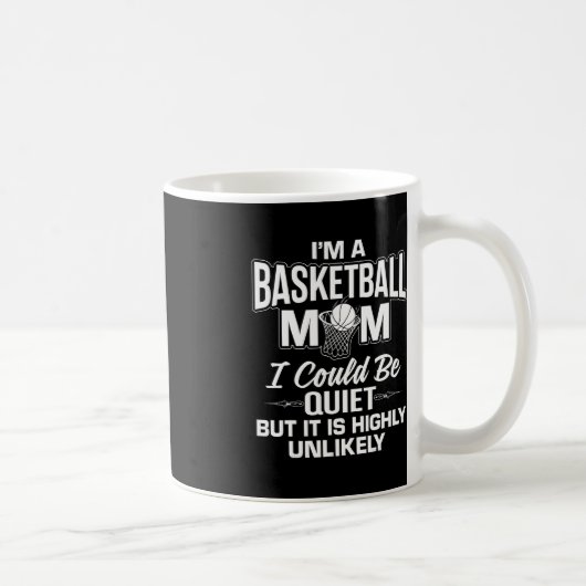 Mug Fun Basketball Maman Merch - Unique Cute Moms Desi (Droite)