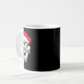 Mug Fun Bigfoot visage Santa Hat mignon Noël Noël (Devant gauche)