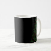 Mug Fun Binary Christmas Tree Computer Programmers And (Devant droit)